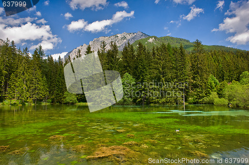 Image of Small lake in the mountains