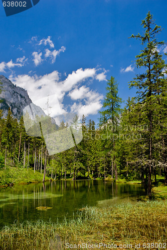 Image of Small lake in the mountains