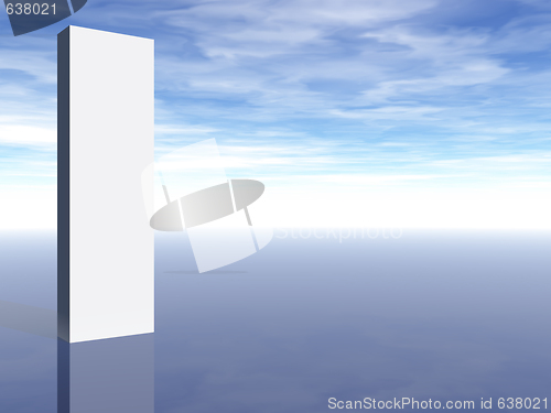 Image of blank sign