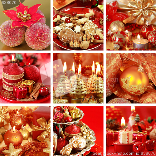 Image of Christmas collage