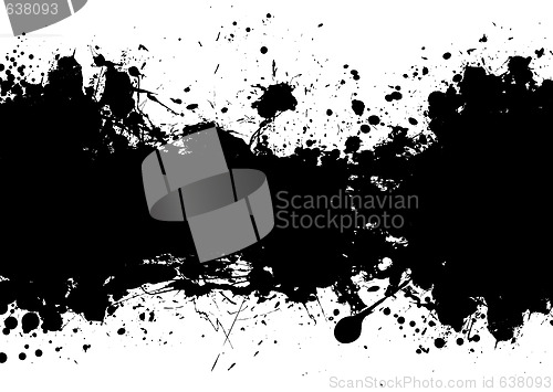 Image of grunge banner black