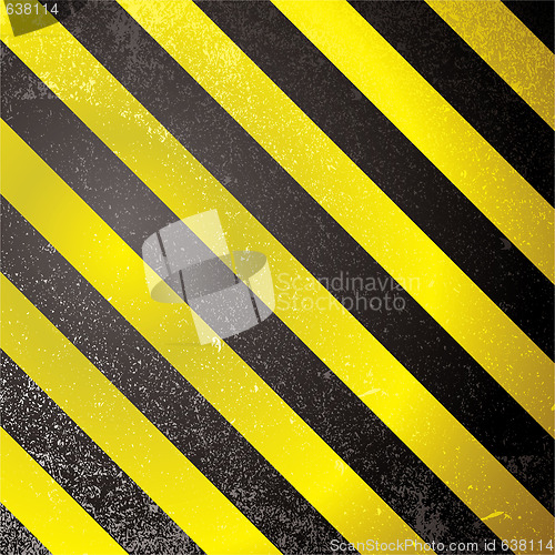 Image of warning grunge stripe