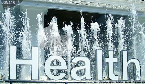 Image of Health in a water fountain