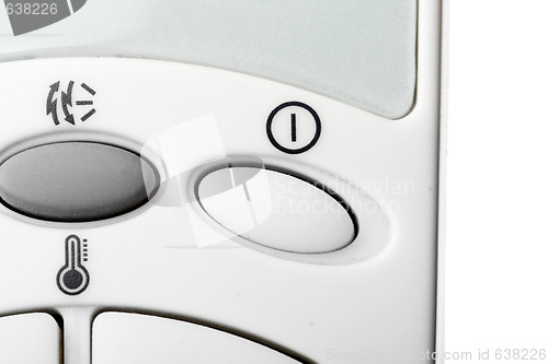 Image of Remote buttons.