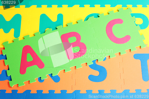 Image of colorful letters