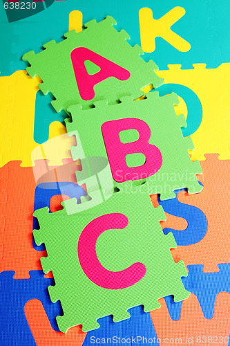 Image of colorful letters