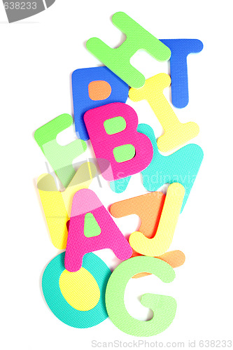 Image of colorful letters