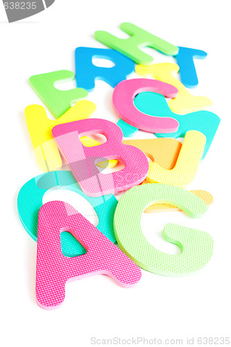 Image of colorful letters