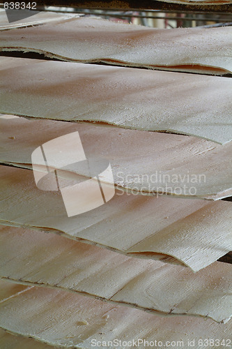 Image of Wood veneer for plywood production