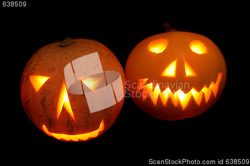 Image of halloween pumpkins