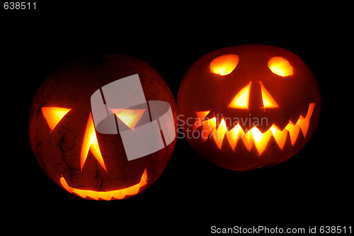 Image of halloween pumpkins