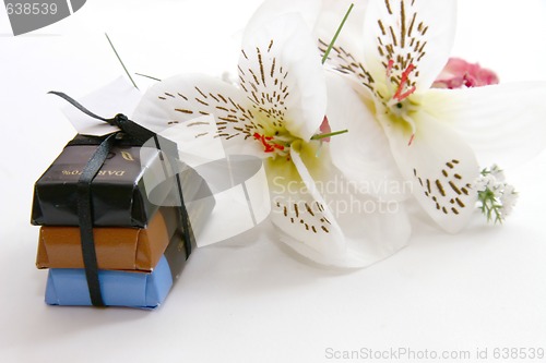 Image of chocs and flowers