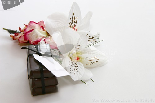 Image of chocs and flowers