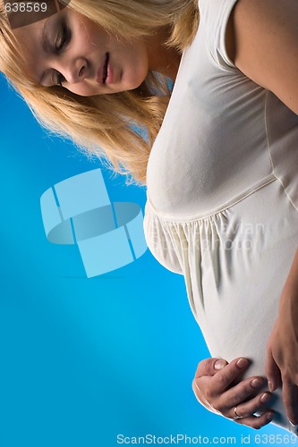 Image of portrait of a pregnant woman