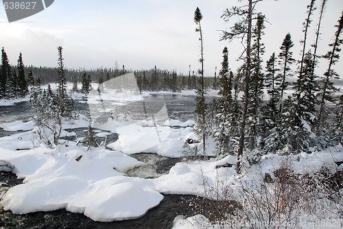 Image of Frozen river