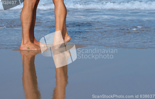 Image of Couple on the beach