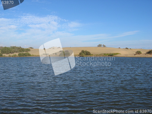 Image of Shoreline of desert