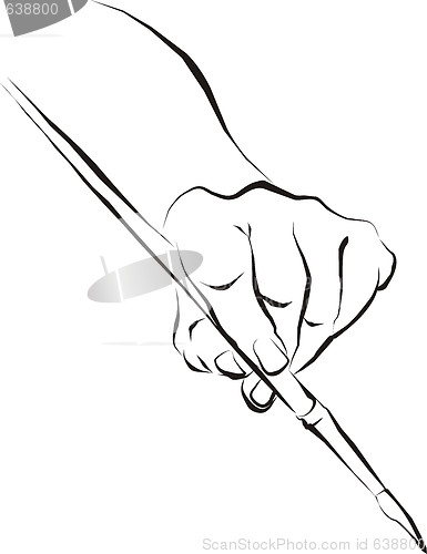 Image of Hand-painting brush