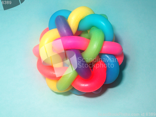 Image of Colored stylish ball