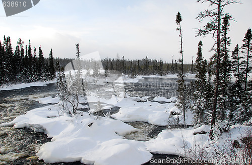 Image of Frozen river