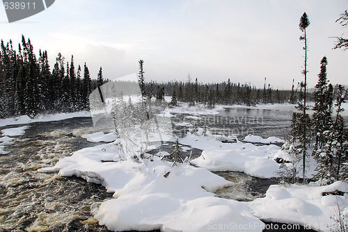 Image of Frozen river