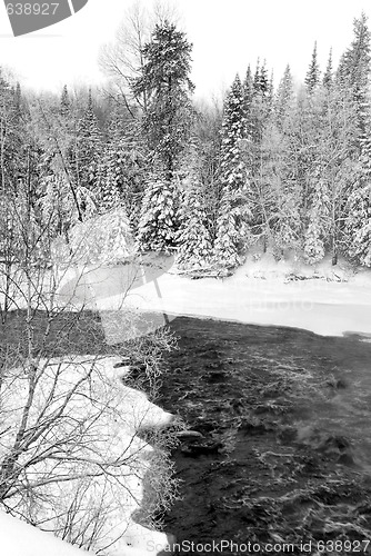 Image of River in Winter