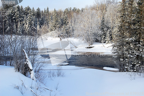 Image of River in Winter