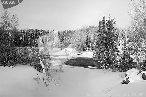Image of River in Winter