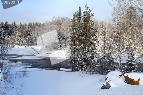 Image of River in Winter