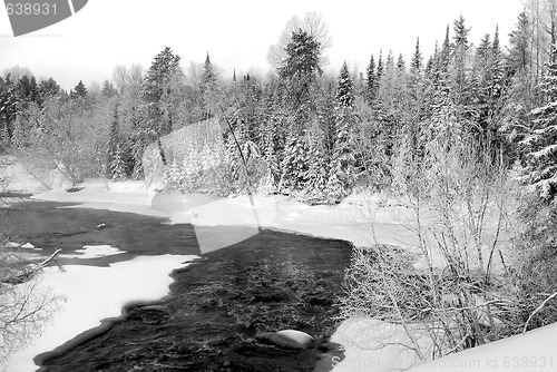 Image of River in Winter