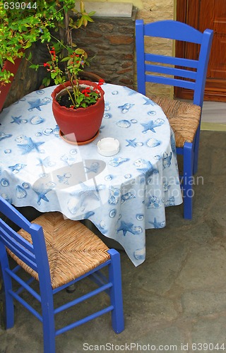 Image of Outdoor table for two