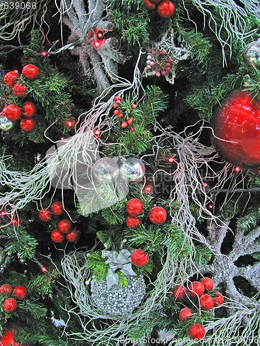 Image of Christmas tree with decoration