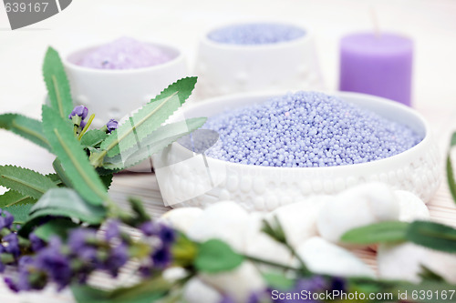 Image of lavender bath caviar