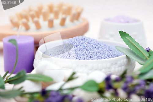 Image of lavender bath caviar