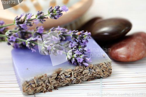 Image of lavender glycerin soap