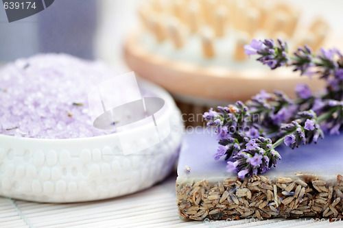 Image of lavender glycerin soap