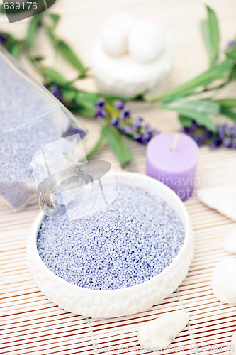 Image of lavender bath caviar