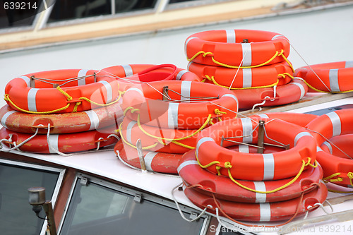 Image of several lifebuoy 