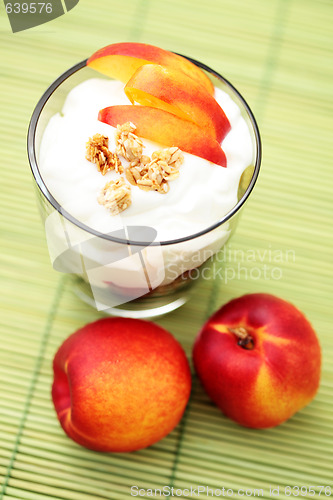 Image of yogurt with muesli and fruit