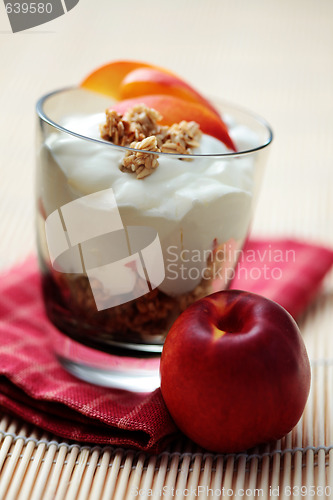 Image of yogurt with muesli and fruit