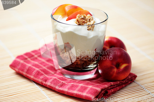 Image of yogurt with muesli and fruit