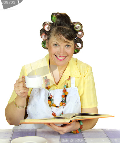 Image of Tea Drinking Housewife