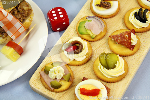 Image of Dice And Finger Food