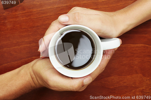 Image of Coffee in Hands