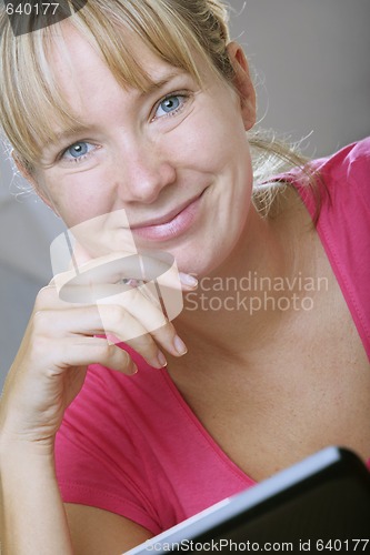 Image of Woman on a Laptop