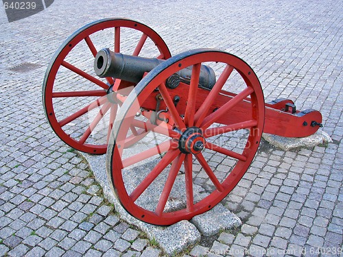 Image of Red cannon