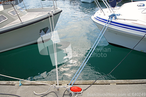 Image of Moored boats