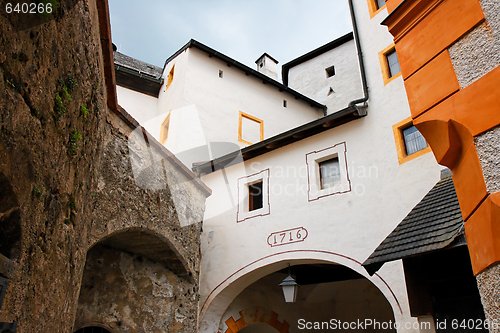 Image of Towers and walls of Hohensalzburg castle in Salzburg, Austria