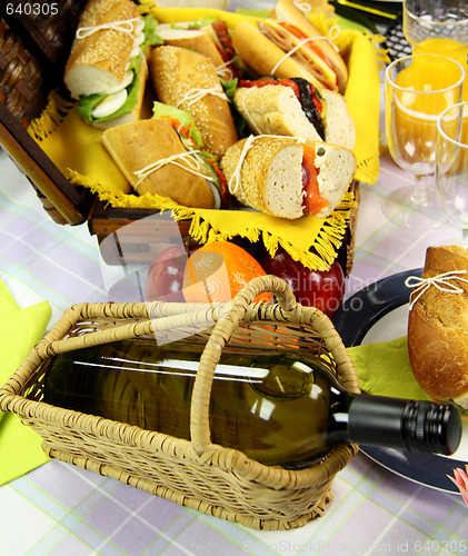 Image of Wine And Picnic Hamper