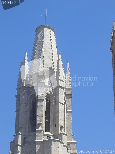 Image of Girona church tower